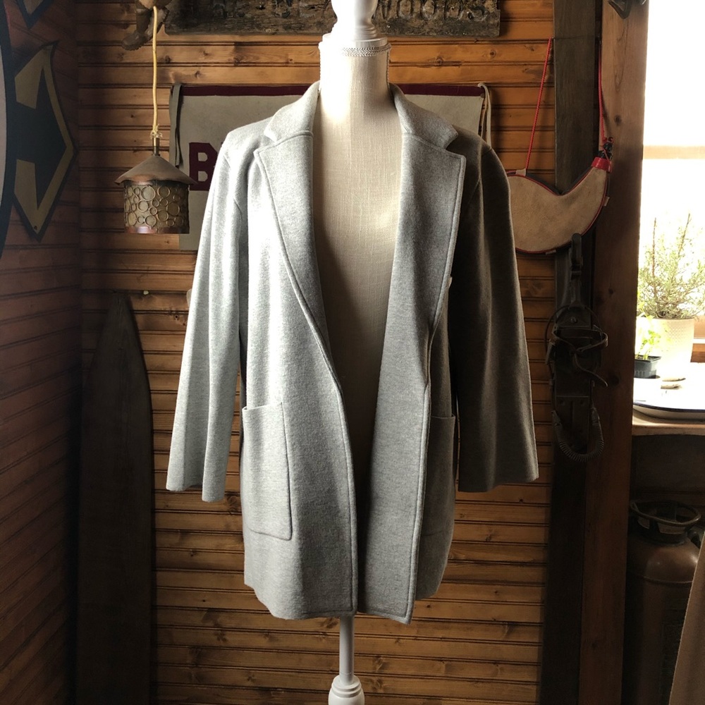 J.CREW Sophie Open-Front Sweater Blazer
